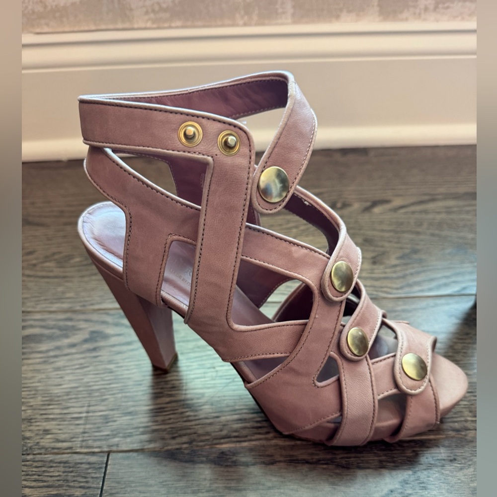 Loeffler Randal caged heel shoes size 38 1/2